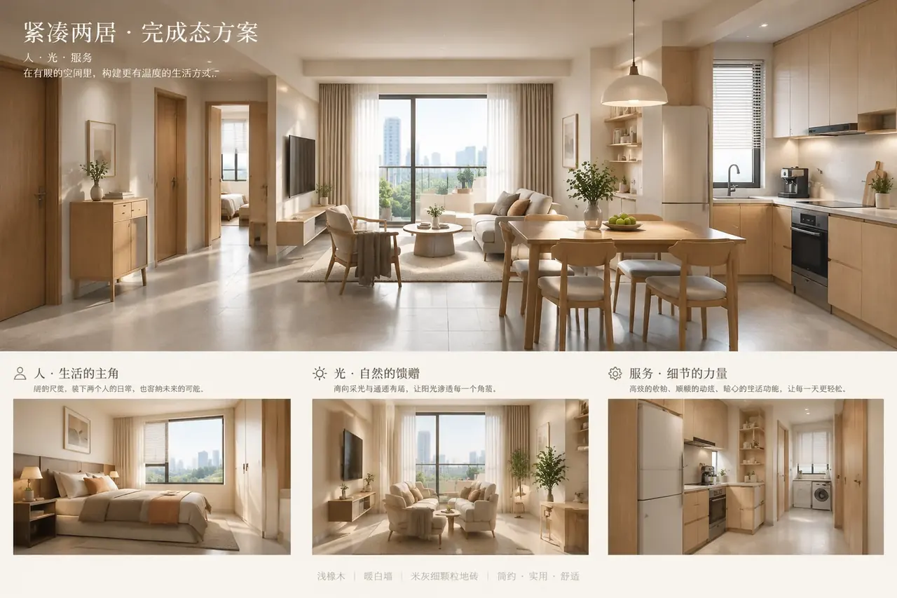 换鞋、放包与洗手顺路衔接｜设计效果示意