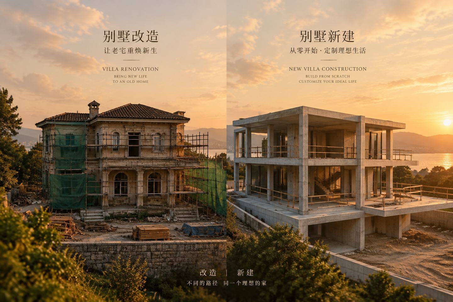 深圳别墅改造和新建有什么区别？行业观察者视角 / 深圳市熹合空间设计有限公司